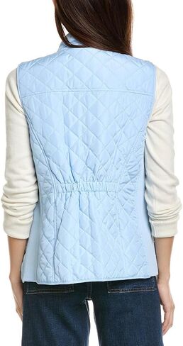 Jones New York Women's Quilted Patch Pocket Vest W/Snaps & Zipp in Saudi Arabia