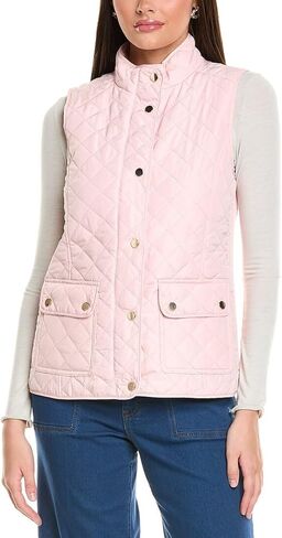 Jones New York Women's Quilted Patch Pocket Vest W/Snaps & Zipp in Saudi Arabia