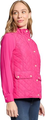 Jones New York Women's Quilted Patch Pocket Vest W/Snaps & Zipp in Saudi Arabia