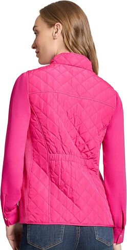 Jones New York Women's Quilted Patch Pocket Vest W/Snaps & Zipp in Saudi Arabia