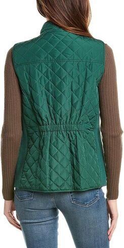 Jones New York Women's Quilted Patch Pocket Vest W/Snaps & Zipp in Saudi Arabia