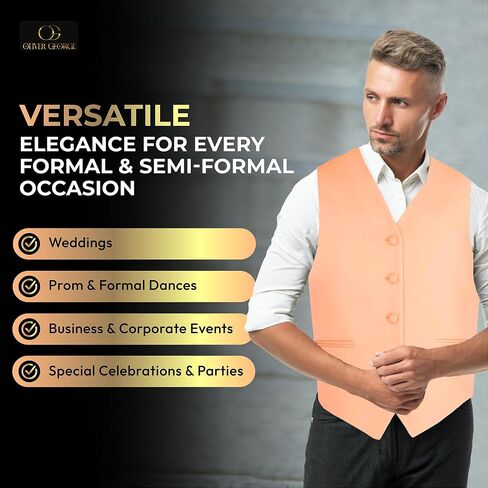 Exclusive Distributor Men's 2pc Solid Tuxedo Vest Formal Vest Suit Vest Casual Vest Waistcoat Vest Prom Vest Wedding Vest Necktie Bowtie Handkerchief Turquoise Extra Large in Saudi Arabia