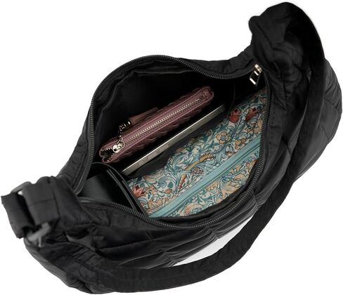 Quilted Tote Bag for Women, Lightweight Carryall Puffer Shoulder Bag Handbag for Travel, Work in Saudi Arabia