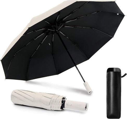 Dofowot UV Protection Smbrella للمظلات الشمسية المطرقة المظلة المضادة للرياح UPF 50+ UV Travel Smbrella مضغوط للنساء الرجال in Saudi Arabia