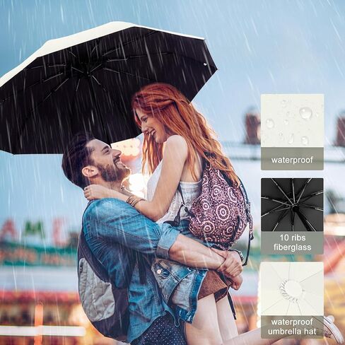 Dofowot UV Protection Smbrella للمظلات الشمسية المطرقة المظلة المضادة للرياح UPF 50+ UV Travel Smbrella مضغوط للنساء الرجال in Saudi Arabia