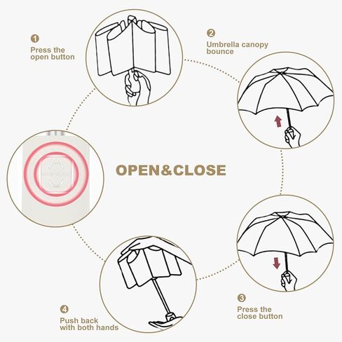 Dofowot UV Protection Smbrella للمظلات الشمسية المطرقة المظلة المضادة للرياح UPF 50+ UV Travel Smbrella مضغوط للنساء الرجال in Saudi Arabia