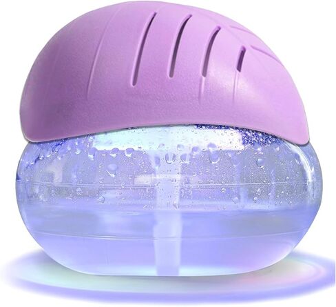 Air Freshener（Black） - for Home, Bedroom, Office and Warehouse - Essential Oil Aroma Diffuser with LED Color Night Light and Soothing Water Flow Sound - for Pets and Smokers. in Kuwait