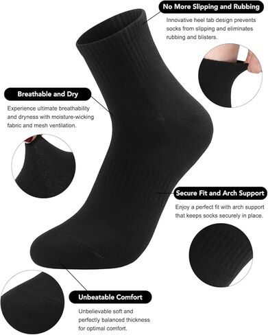 احصل على شجرة 6pairs نساء كاحل القطن الجوارب الصالة الرياضية رقيقة الجوارب الجوارب الطاقم in Kuwait