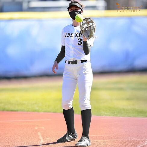 JASGOOD Baseball Socks and Belt for Youth Adult Softball Socks and Belt Combo Elastic Belt for Men in Saudi Arabia