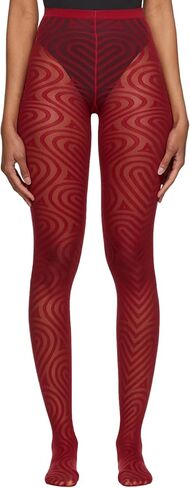 Adoeren Women Colorful Tights Funky Patterned Swirl Polka Dot Print Pantyhose Y2k Sheer Mesh Stockings Leggings in Saudi Arabia