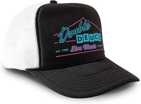 Black Rabbit Road House Double Deuce Logo Retro 80s Snapback Cap in Kuwait