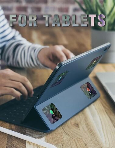 Stickers for Cell Phones/Laptops/Tablets/Devices/Equipment - 1.2 x 1.6 x 0.01 inches - Small, Lightweight and Stylish - Easy to Use - Fine and Durable - Applies to Everyone - [Reusable] - (10 Pcs) in Saudi Arabia