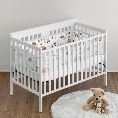 Sweet Jojo Designs + BreathableBaby Vintage Airplane Boy Breathable Mesh Crib Liner Baby and Infant Yellow Orange Red White Blue Airplanes Air Plane Transportation Clouds Sun Sky Aviator in Saudi Arabia
