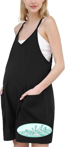 Active Maternity Romper with Breezy Comfort Designed for Women During Pregnancy, Postpartum, and Beyond in Saudi Arabia