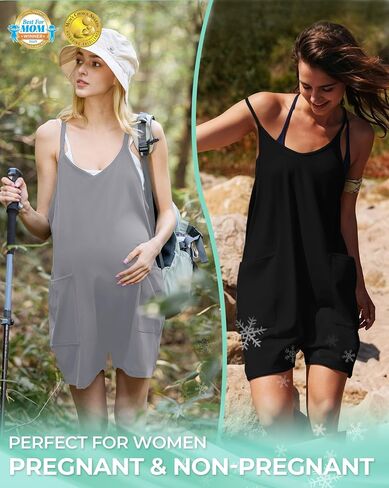 Active Maternity Romper with Breezy Comfort Designed for Women During Pregnancy, Postpartum, and Beyond in Saudi Arabia