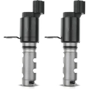 A-Premium 2-PC Intake & Exhaust Engine Variable Valve Timing (VVT) Solenoid Compatible with Hyundai Santa Fe 2010-2012, Sonata 2007-2011, Tucson & Kia Forte, Optima, 2.0L 2.4L, Replace# 243752G100
