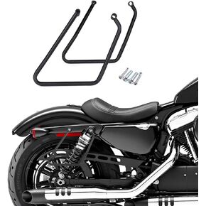 Saddlebag Support Brackets Fits for 2004-2016 Harley Davidson Sportster Custom Roadster Low XL883 XL1200 (2004-2016)