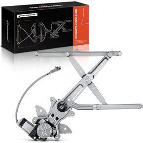 A-Premium Electric Power Window Regulator with Motor (2 Pins) Compatible with Toyota Tacoma 1995 1996 1997 1998 1999 2000 2001 2002 2003 2004 Pickup Front Left Driver Side