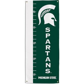 BSI PRODUCTS, INC. NCAA Michigan State Spartans Growth Chart Banner, Green