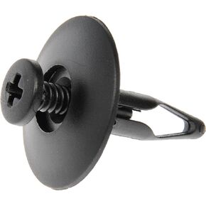 Dorman 799-146 Rivet - Screw In - Hole Diameter .250 In - Head Diameter 1 In - Length .900 In, Black, 10 Pack