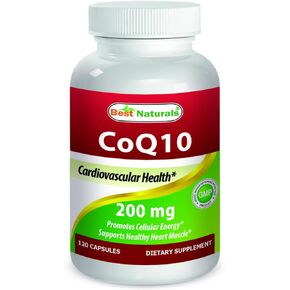 Best Naturals Best Naturals Coq10 Coenzyme Q10 200 Mg Capsule, 120Count