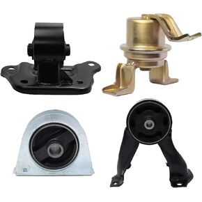 ENA Engine Motor and Trans Mount Set of 4 Compatible with Mitsubishi 2002 2003 2004 2005 2006 2007 Lancer Automatic Transmission 2.0L Replacement for A4641 A4617 A4606 A6647 9188 9181 9170 9569