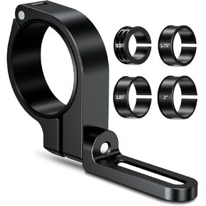 UTV Light Bar Mount, Sturdy Aluminium Alloy LED Light Bar Mounting Bracket, 360° Rotating Adjustable UTV Roll Bar Clamp Mount Fit on 1.5"/1.75"/1.85"/2"/2.1" Roll Cage (1 pc)