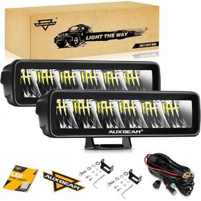 Auxbeam 4.5 Inch LED Light Pods Offroad LED Driving Light 120W 13920LM Spot Light Pod with White DRL&Amber Turn Signal Light Pods Led Cube Auxiliary Work Light for Truck ATV UTV 4×4 Jeep