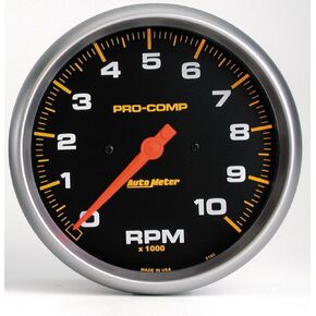 AUTO METER 5160 Pro-Comp Electric in-Dash Tachometer 5.000 in.