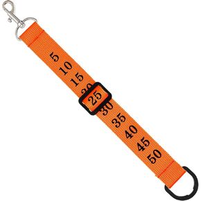 Taiyin Football Referee Chain Clip Football Yard Markers Football Official Chain Clip Football Referee Gear for Men Nylon Head Linesman Umpire Equipment, Orange and Black in Kuwait