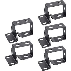 8 Pack Metallic Cable Manager D-Ring Hooks For Network Server Rack Cabinet, Cable Wire Management Bracket Mount Cords Organizer Ring Set Hooks for Network Patch Cables, Fiber Optic, Power Cord