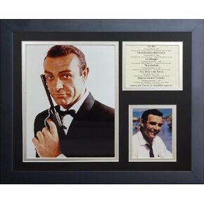 Legends Never Die "James Bond Sean Connery Framed Photo Collage, 11 x 14-Inch, (16125U)