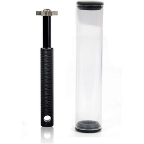 Golf Club Groove Sharpener, Iron Wedge Groove Sharpener Tool with 6 Carbide Tungsten Steel Cutters, Golf Club Cleaner Re-Grooving Cleaning Tool