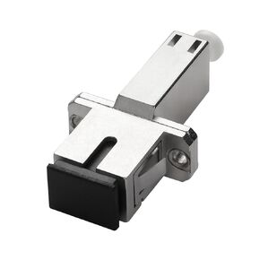 QIANRENON LC Female to SC Female Hybrid Fibre Optic Adapter Coupler SM 9/125μm LC/UPC to SC/UPC Simplex Fibre Optic Connector Socket, for FTTH Connection to Extend LC-SC Patch Cord Pigtail