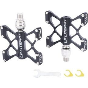 Folding Bicycle Pedal Aluminum Alloy Double Side Quick Release Pedal for Brompton pedel for dahon for Birdy Non-Slip Pedals