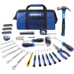 146-Piece Automotive and Household Tool Set, Steel DIY Home Repairing Tool Set, Perfect for Car Enthusiasts with 14-inch Tool Bag
