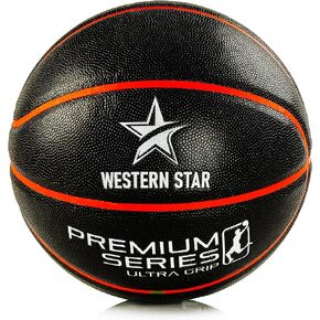 Western Star Premium Basketball - Official Weight and Size 29.5-5 Colors - for Indoor and Outdoor - Training and Game Ball - Ultra Grip - Professional Grade