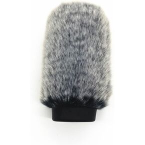 Microphone Wind Muff Pop Filter For Sennheiserr MKH416 MKH418 ME66 K6 Shotgun Microphone Cover windscreen Deadcat For Rode Ntg3 Microphone shield Headset microphone windscreen (Black And White)