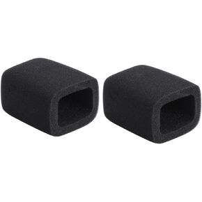 2pcs Microphone Sponge Cover Mic Screen Protectors Microphone Filter Microphone Muffler Mic Filter Shield Sponge Mic Windscreen Microphone Case Mic Cover Microphone Cover Square