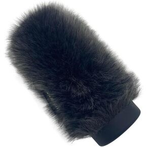 Microphone Wind Muff Pop Filter For Sennheir MKE600 Shotgun Microphone Cover windscreen Deadcat For Rode Ntg4 NTG5 shield Headset microphone windscreen For Sony Ecm-XM1 ECM673 674 ECM NV1 (Black)