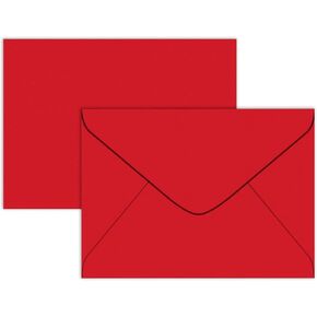 Red 4x6 Envelopes for Invitations,100 Pack Red A6 Envelopes,Invitation Envelopes,Perfect for wedding,Baby Shower,4x6 Cards,Photos,4.75x6.5 Inches in Saudi Arabia