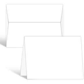Greeting Cards Set – 4.5" x 6" Blank White Cardstock and Envelopes – Great for Business, Holidays, Wedding Invitations, Birthdays, Graduations, Baby and Bridal Showers, All Occasion – Bulk Set of 40