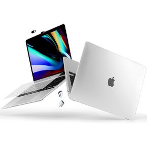 Compatible with MacBook Pro 13 inch Case 2023-2016 A2338 A2251 A2289 A2159 A1989 A1708 A1706, Ultra-Thin & Anti-Fingerprints Case for MacBook Pro 13.3" with Touch Bar & Touch ID, Space Grey
