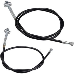 Front and Rear Brake Cable Aftermarket Replacement Parts Compatible for Y-Zinger 50 PW50 PY50 Front Drum Brake Cable Motorcycle