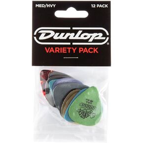Dunlop PVP102 Pick Variety Pack (12 Picks assorted) Medium/Heavy