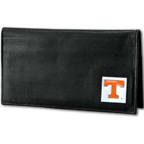 NCAA Siskiyou Sports Fan Shop Tennessee Volunteers Deluxe Leather Checkbook Cover One Size Black