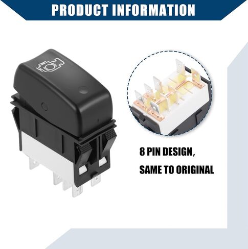 P27-1040-16 / Inner/Engine Brake Switch for Kenworth T600 2008-2015 / Durable/Plastic / 1 Pcs/Black in Saudi Arabia