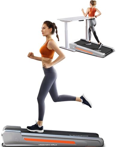 وسادة المشي مع ميل، أجهزة المشي للمنزل مع ميل، 3 مستويات ميل قابلة للتعديل، حزام العرض، 3.0 حصان، خفيف الوزن، صغير الحجم، محمول، صغير، المنزل، جهاز مشي مكتبي، 265 رطل، فضي in Kuwait