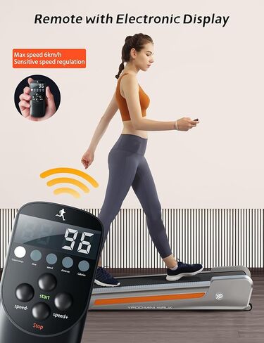 وسادة المشي مع ميل، أجهزة المشي للمنزل مع ميل، 3 مستويات ميل قابلة للتعديل، حزام العرض، 3.0 حصان، خفيف الوزن، صغير الحجم، محمول، صغير، المنزل، جهاز مشي مكتبي، 265 رطل، فضي in Kuwait