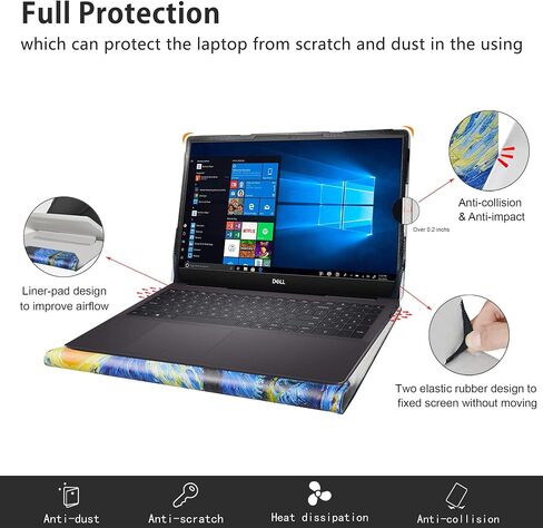 حافظة حماية Alapmk لجهاز Dell Latitude 3540/Latitude 3530/Latitude 3520/Latitude 5520 وMSI Modern 15 B12M (لا تناسب Latitude 3510 3500/Latitude 5540 5530 5510)، شجرة الحب in Kuwait